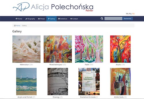 Alicja Polechonska - Artiste-Peintre